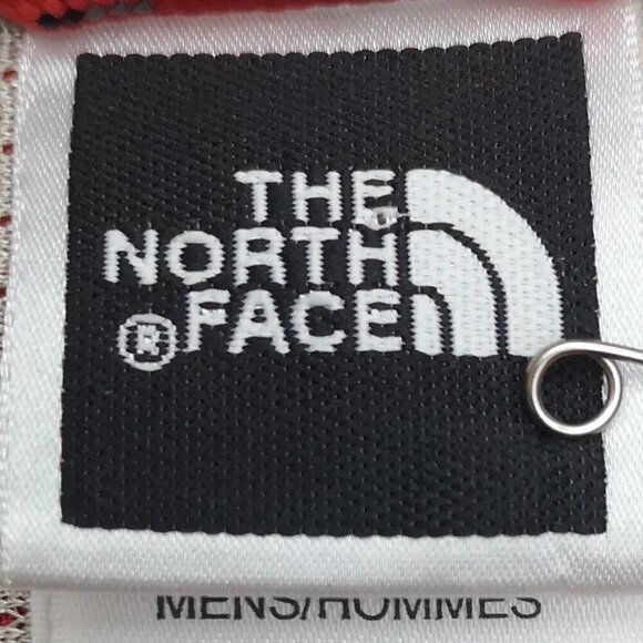 The North Face Men's Size Small Red, Brown, & Blue Plaid Short Sleeve Shirt - Picture 3 of 10